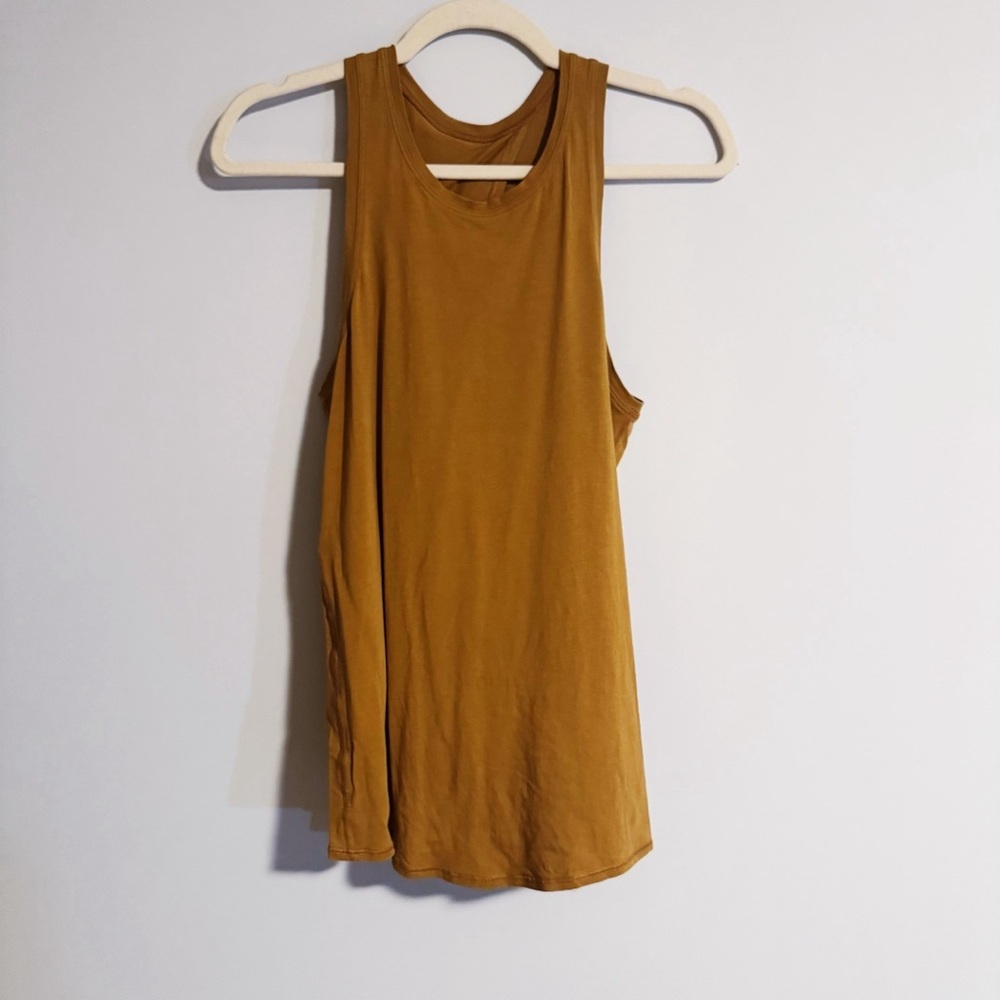 Lululemon - Mustard All Tied Up Tank